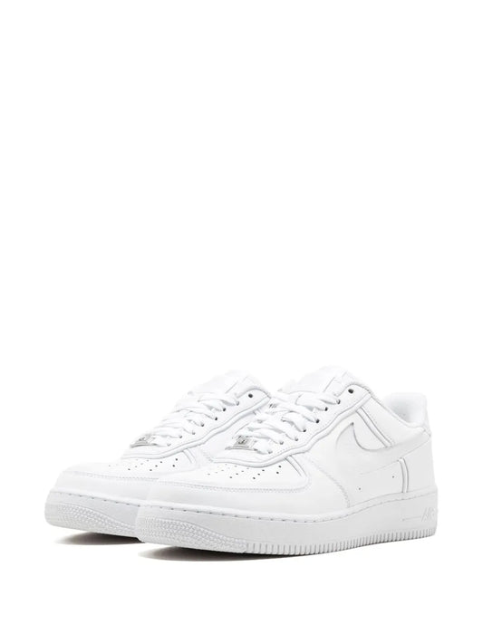 X John Elliott Air Force 1 Triple White Sneakers