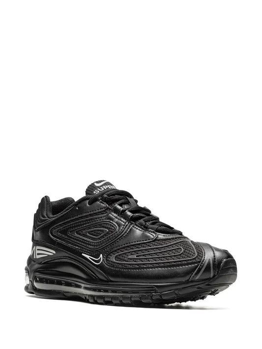 X Supreme Air Max 98 Tl Black Sneakers