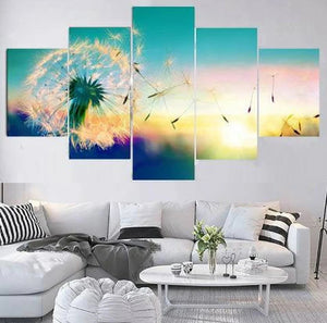 Rimless Canvas Painting Spray  Bedroom Bed Mural Porch Hanging Picture